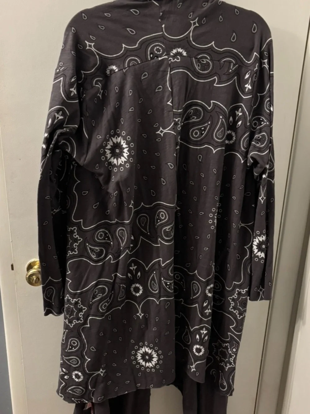 Panhandle Grey Waterfall Bandana Duster - Picture 3 of 5